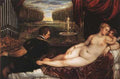 Titian Venus With Organist And Cupid A4 Photo Print