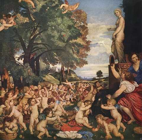 Titian Worship Of Venus A4 Photo Print