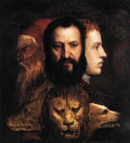Titian allegory of time governed by prudence Art A4 Photo Print