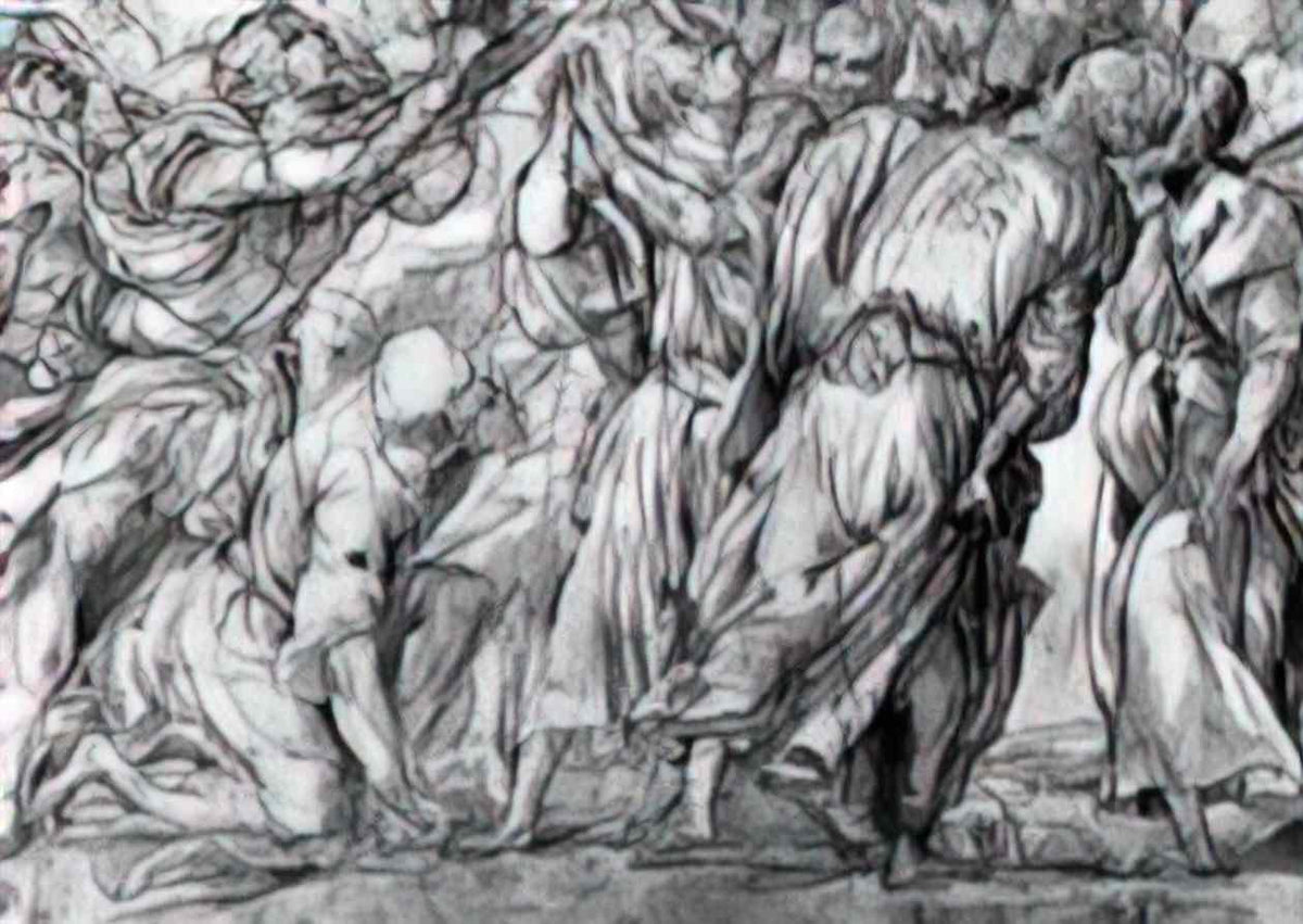 Titian apostles group Art A4 Photo Print