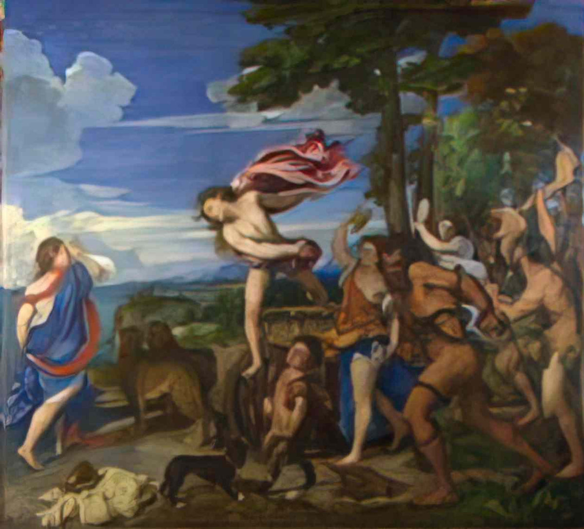 Titian bacchus and ariadne 1523 Art A4 Photo Print