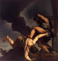 Titian cain and abel 1544 Art A4 Photo Print