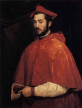 Titian cardinal alessandro farnese 1546 Art A4 Photo Print