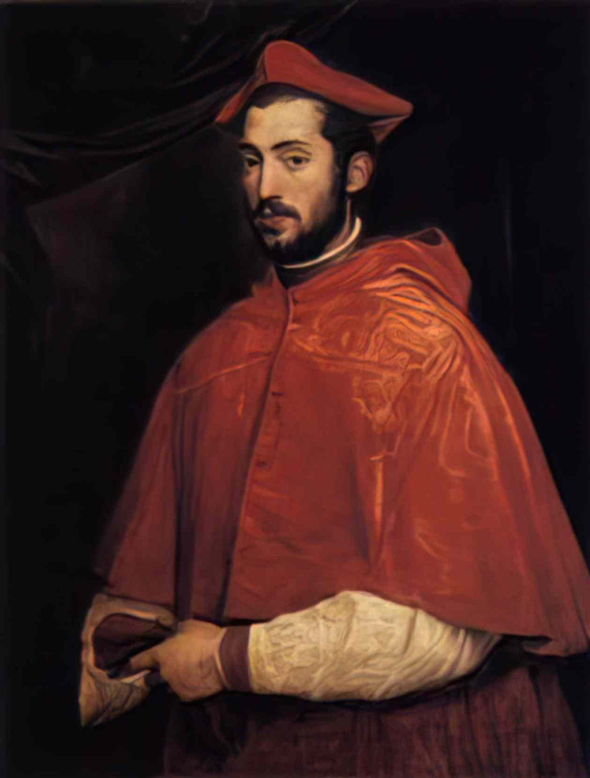 Titian cardinal alessandro farnese 1546 Art A4 Photo Print