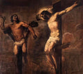 Titian christ and the good thief Art A4 Photo Print