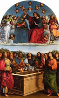 Titian coronation of the virgin Art A4 Photo Print
