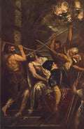 Titian crowning with thorns Art A4 Photo Print