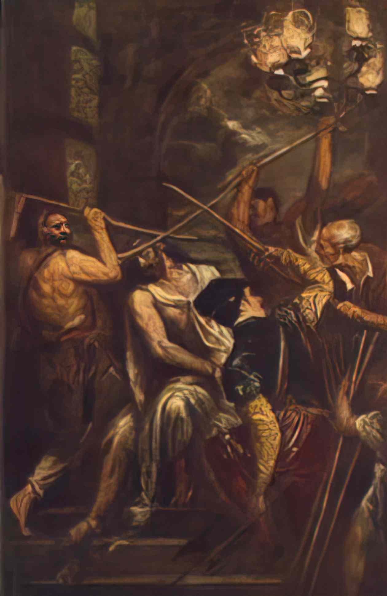Titian crowning with thorns Art A4 Photo Print