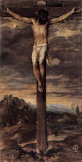 Titian crucifixion Art A4 Photo Print