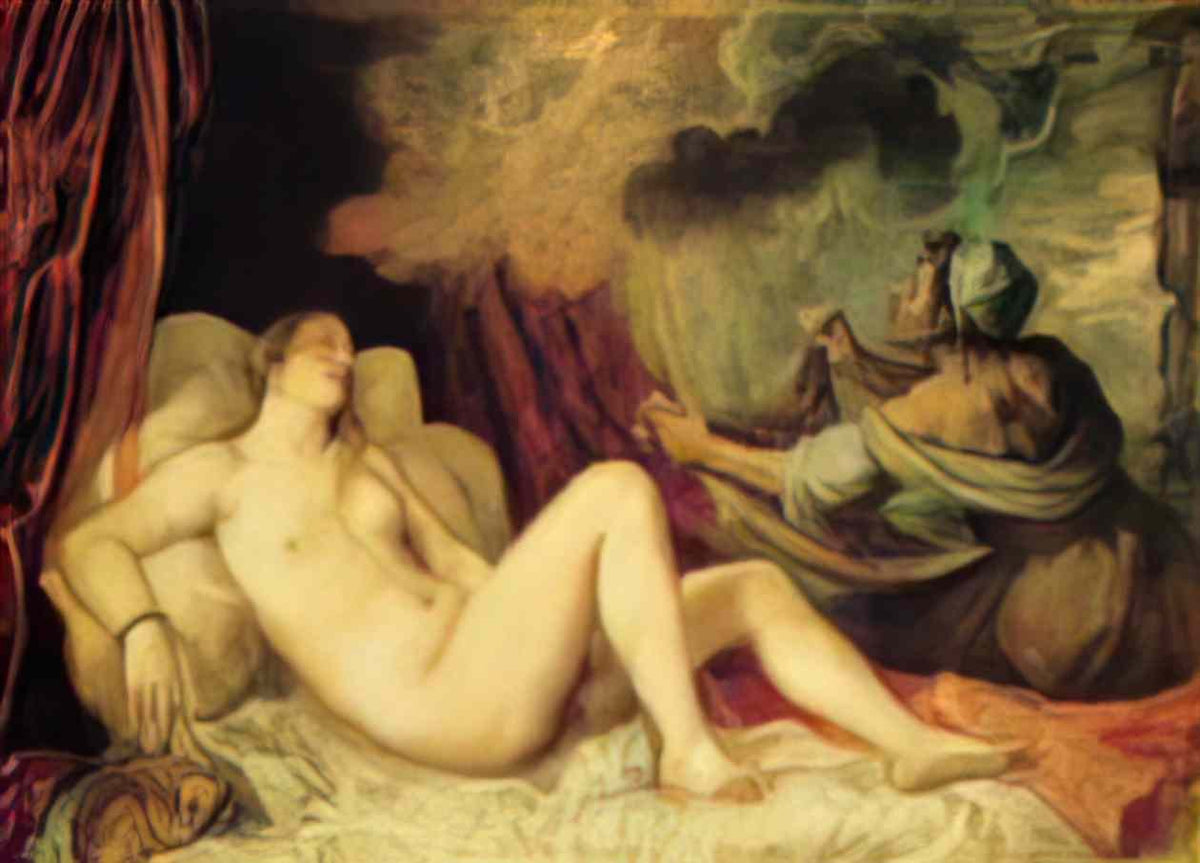 Titian danae 1554 1 Art A4 Photo Print