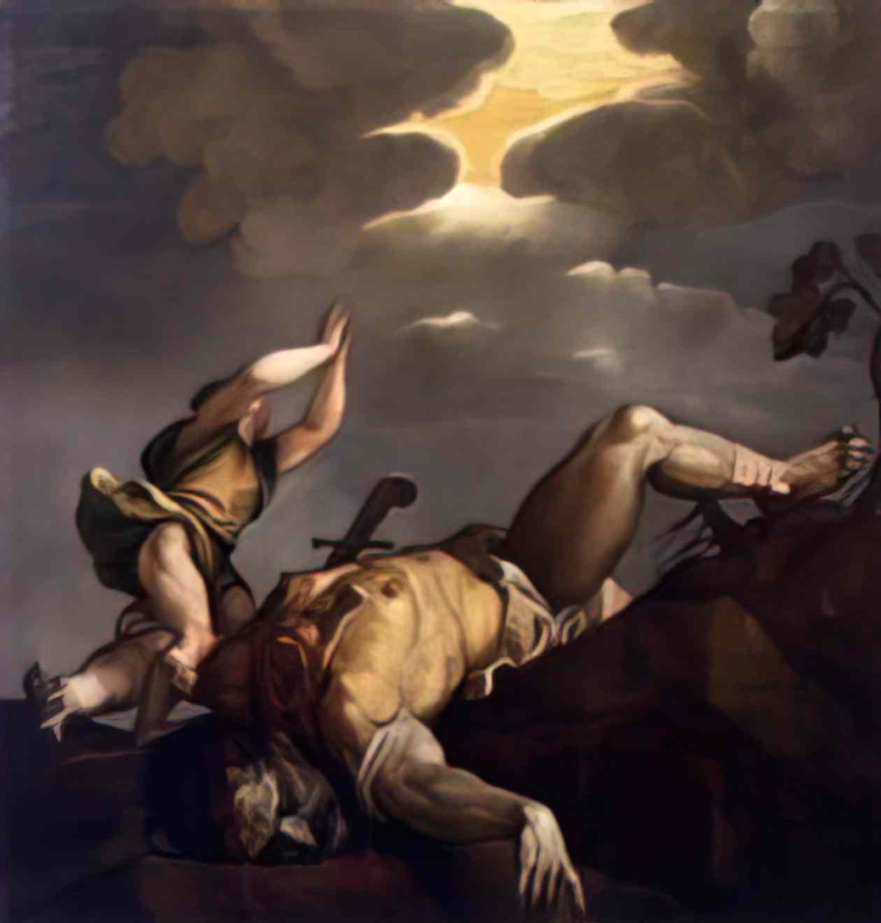 Titian david and goliath 1544 Art A4 Photo Print