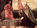 Titian pope alexander iv presenting jacopo pesaro to st peter Art A4 Photo Print