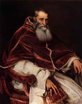 Titian pope paul iii 1546 Art A4 Photo Print