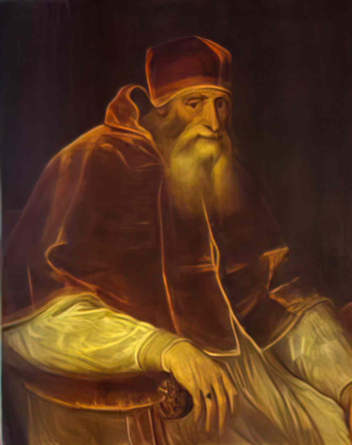 Titian portrait of pope paul iii 1548 Art A4 Photo Print