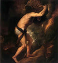 Titian sisyphus 1549 Art A4 Photo Print