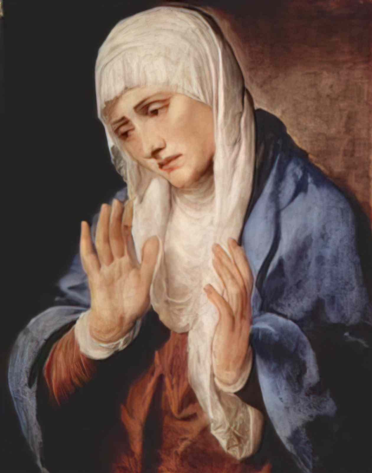 Titian sorrows 1554 Art A4 Photo Print