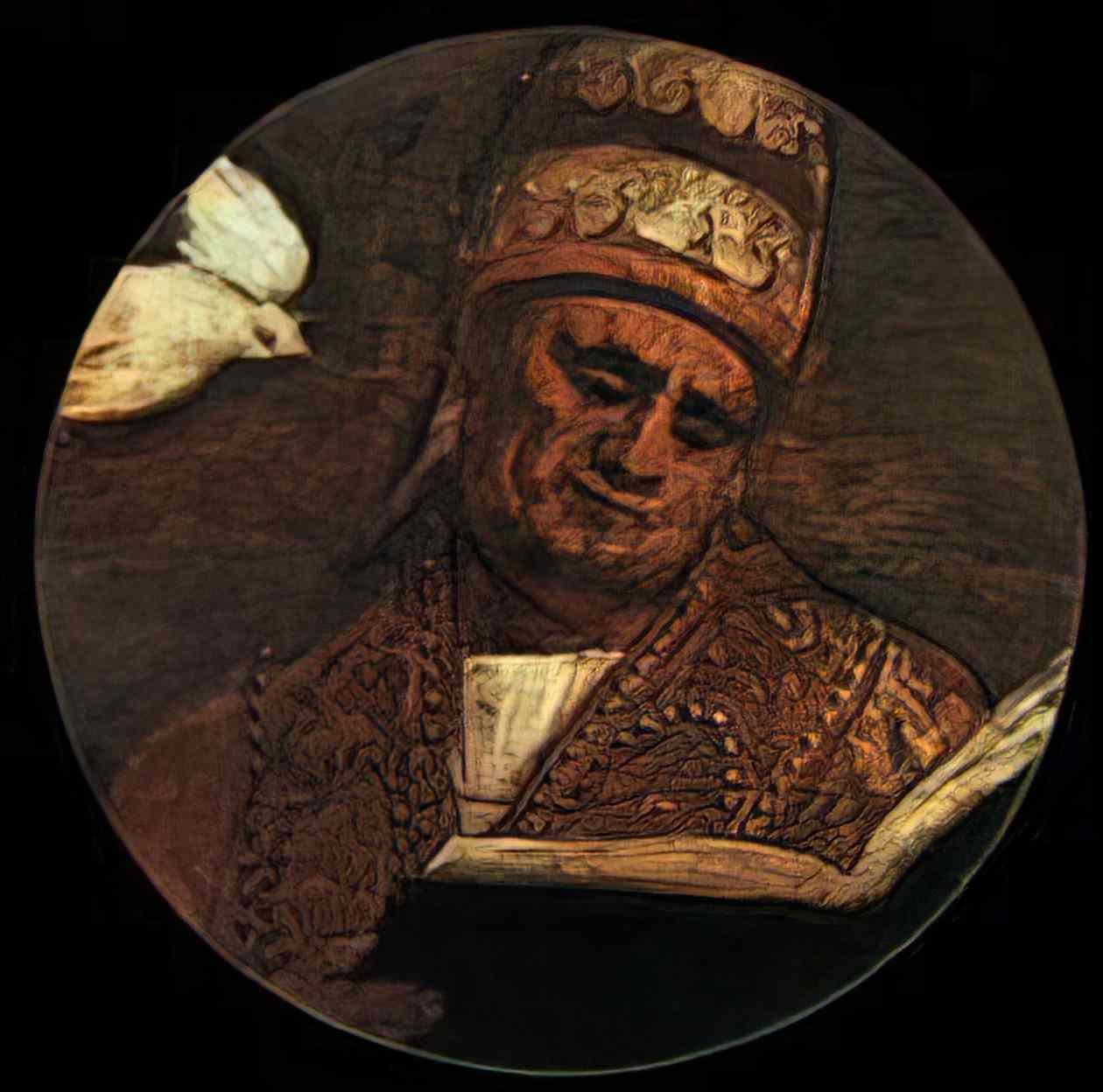 Titian st gregory the great Art A4 Photo Print