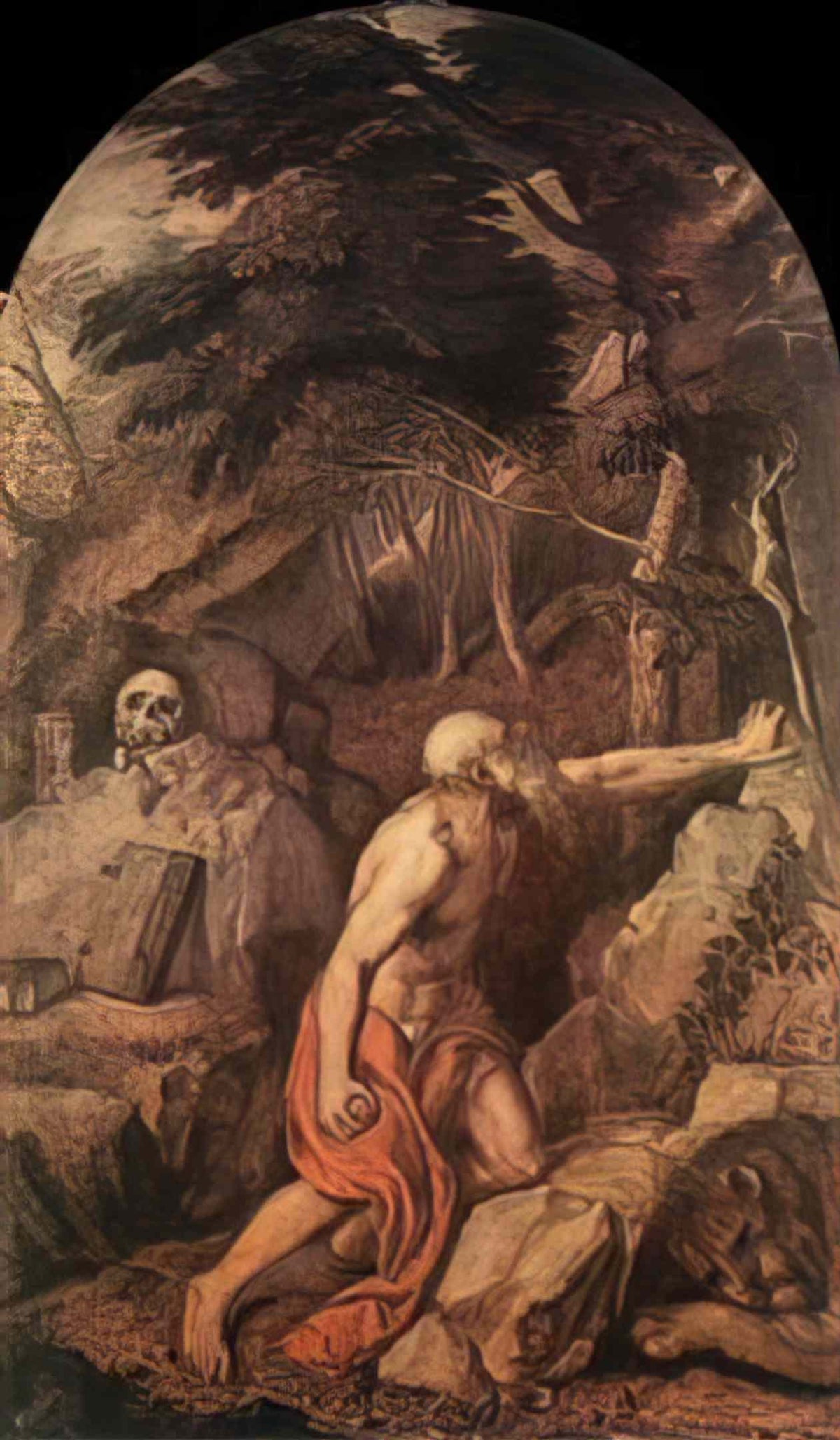 Titian st jerome 1560 Art A4 Photo Print