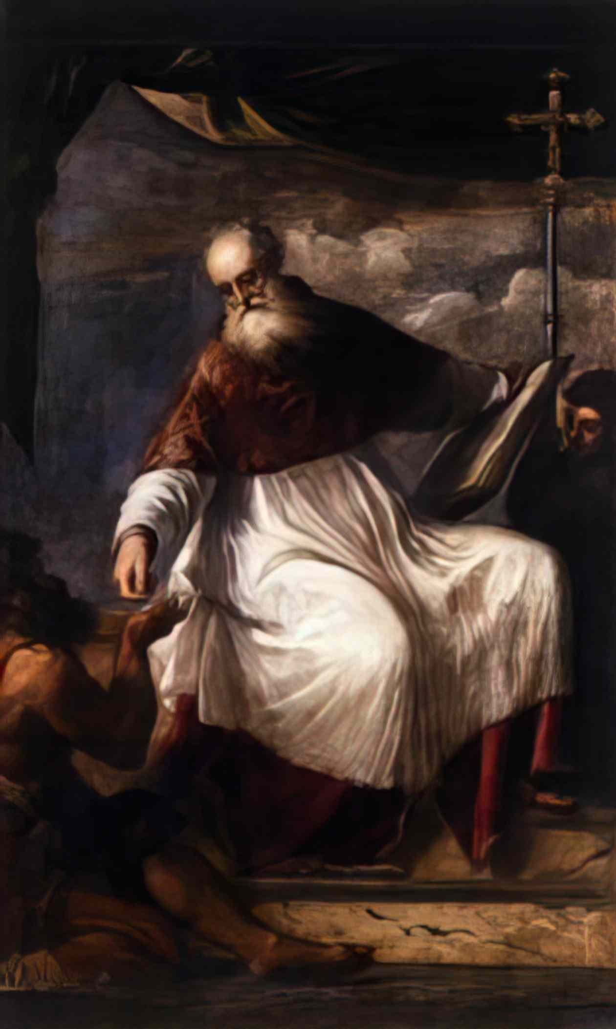 Titian st john the almsgiver 1550 Art A4 Photo Print