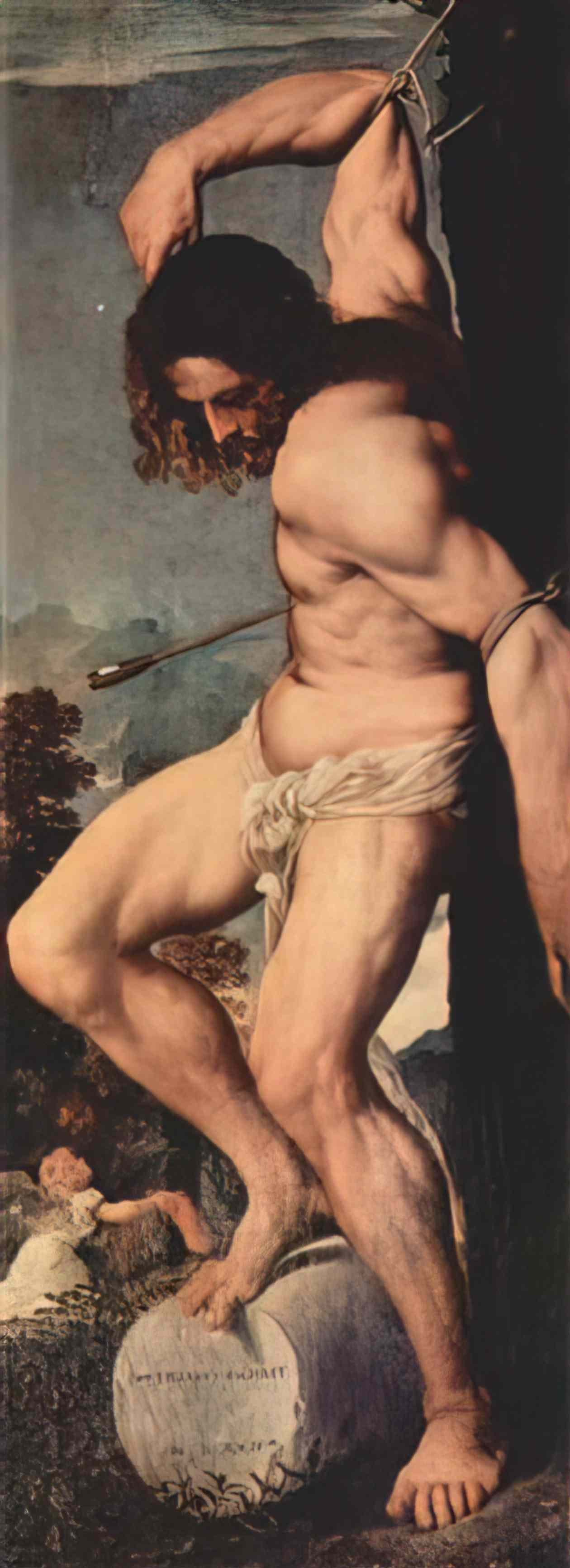 Titian st sebastian 1522 Art A4 Photo Print