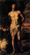 Titian st sebastian Art A4 Photo Print