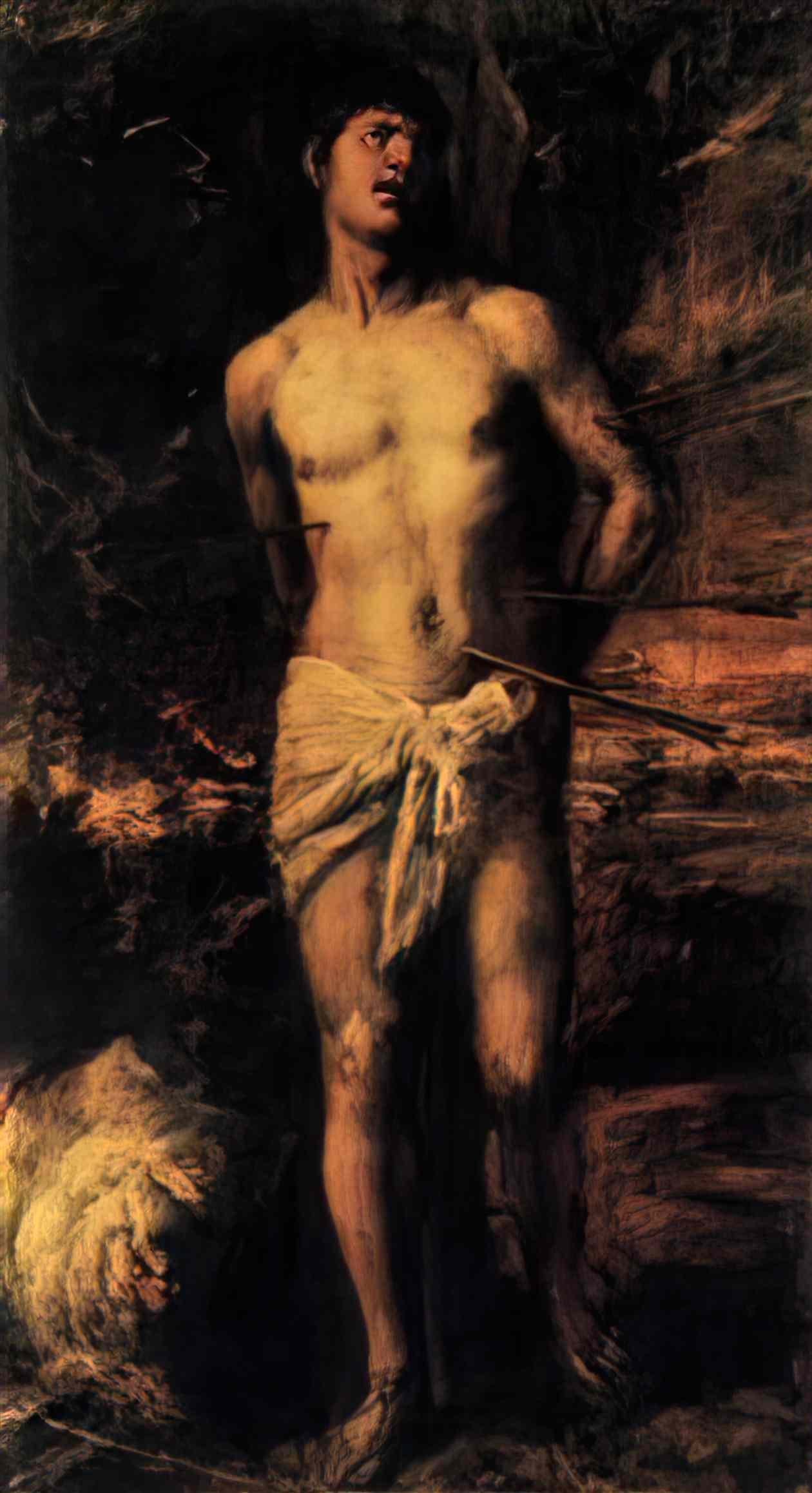 Titian st sebastian Art A4 Photo Print