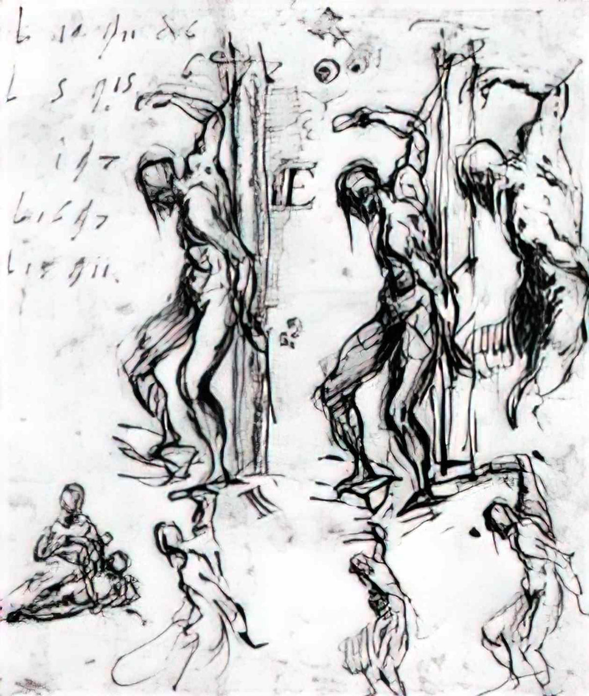 Titian studies of saint sebastian 1520 Art A4 Photo Print