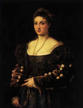 Titian the beauty 1536 Art A4 Photo Print