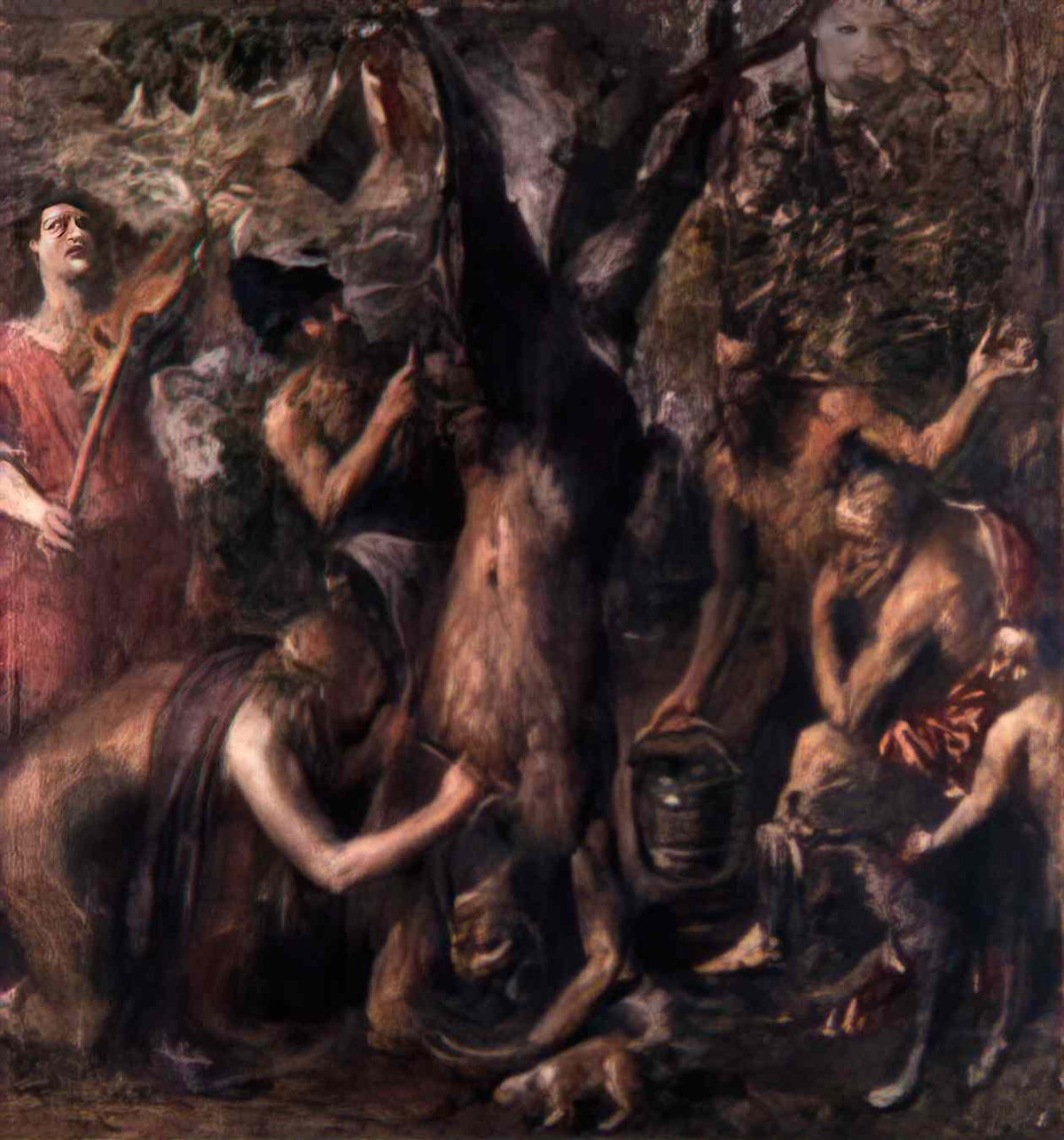 Titian the flaying of marsyas 1576 Art A4 Photo Print