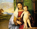 Titian the gipsy madonna 1511 Art A4 Photo Print