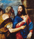 Titian the tribute money 1568 Art A4 Photo Print
