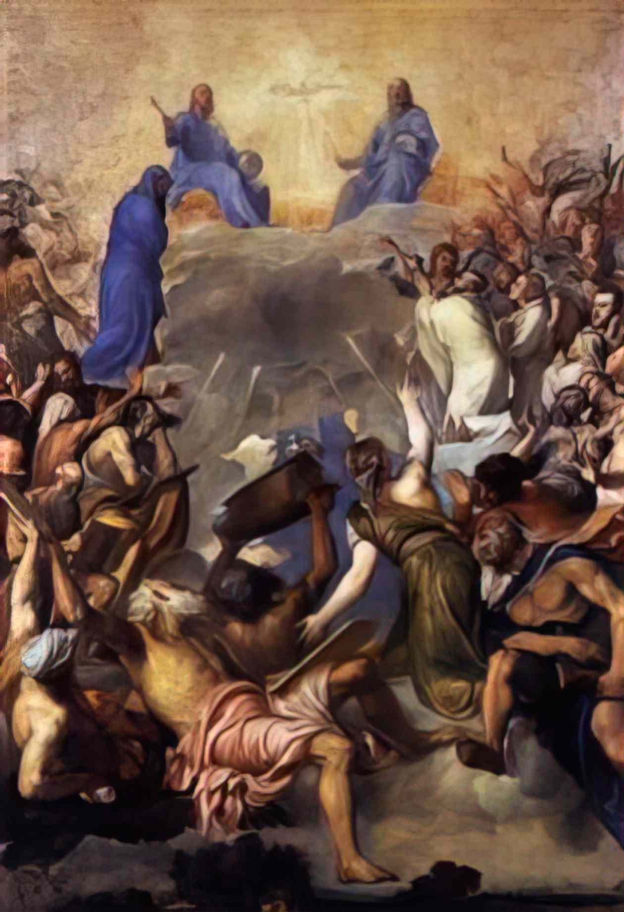 Titian the trinity in glory 1554 Art A4 Photo Print