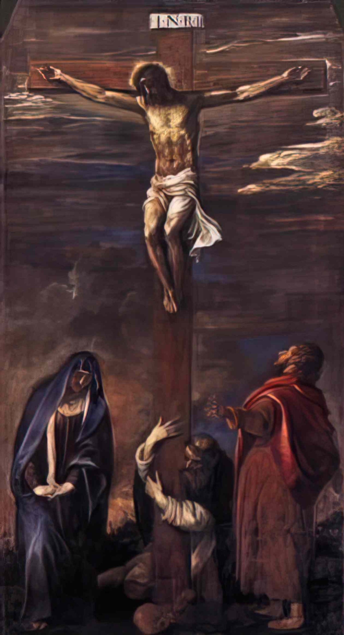 Titian titian 1558 ancona crucifixion Art A4 Photo Print