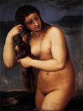 Titian venus anadyomene Art A4 Photo Print