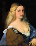 Titian violante 1518 Art A4 Photo Print