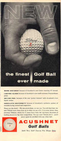 Titleist Golf Balls Vintage Retro Advert Ads A4 Photo Print