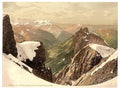 Titlis Bernese Oberland 2 Vintage A4 Photo Print