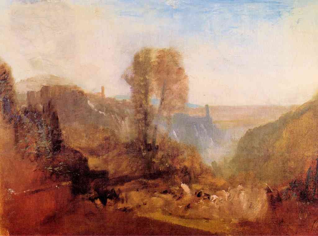 Tivoli Castle Joseph Mallord Turner A4 Photo Print