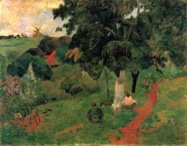 To and Fro by Gauguin A4 Photo Print