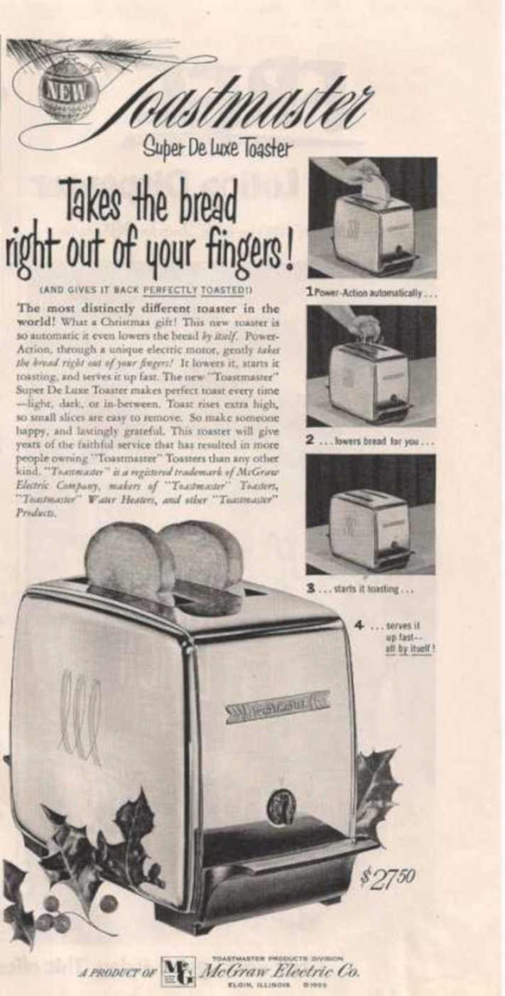 Toastmaster Super De Vintage Retro Advert Ads A4 Photo Print