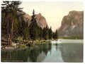 Toblach Lake Tyrol Vintage A4 Photo Print