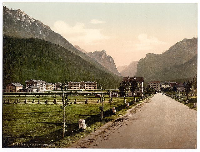 Toblach New Toblach Tyrol Vintage A4 Photo Print