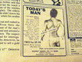 Today S Man Vintage Retro Advert Ads A4 Photo Print