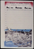 Tokyo Bomb Map Vintage Retro Advert Poster A4 Photo Print