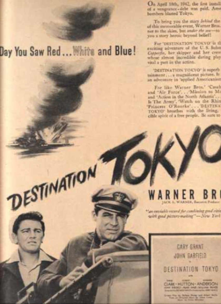 Tokyo Bombing Raid Vintage Retro Advert Ads A4 Photo Print