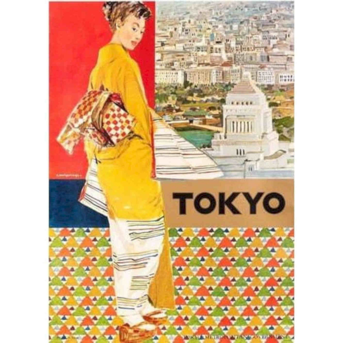 Tokyo Japan Tourism Rk 87 Vintage Retro Advert Poster A4 Photo Print