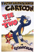 Tom Jerry Tee 1940s Vintage Retro Advert Poster