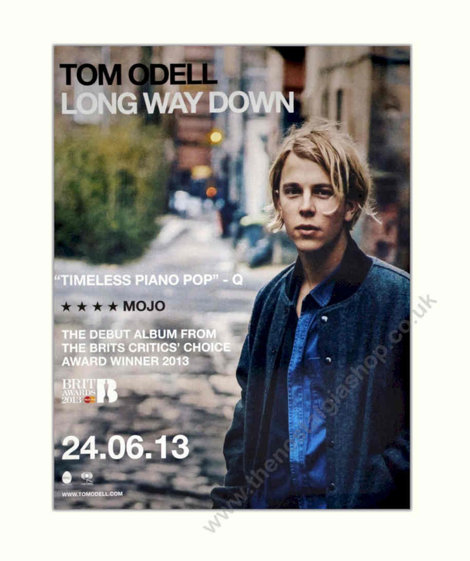 Tom Odell Long Vintage Retro Advert Poster A4 Photo Print