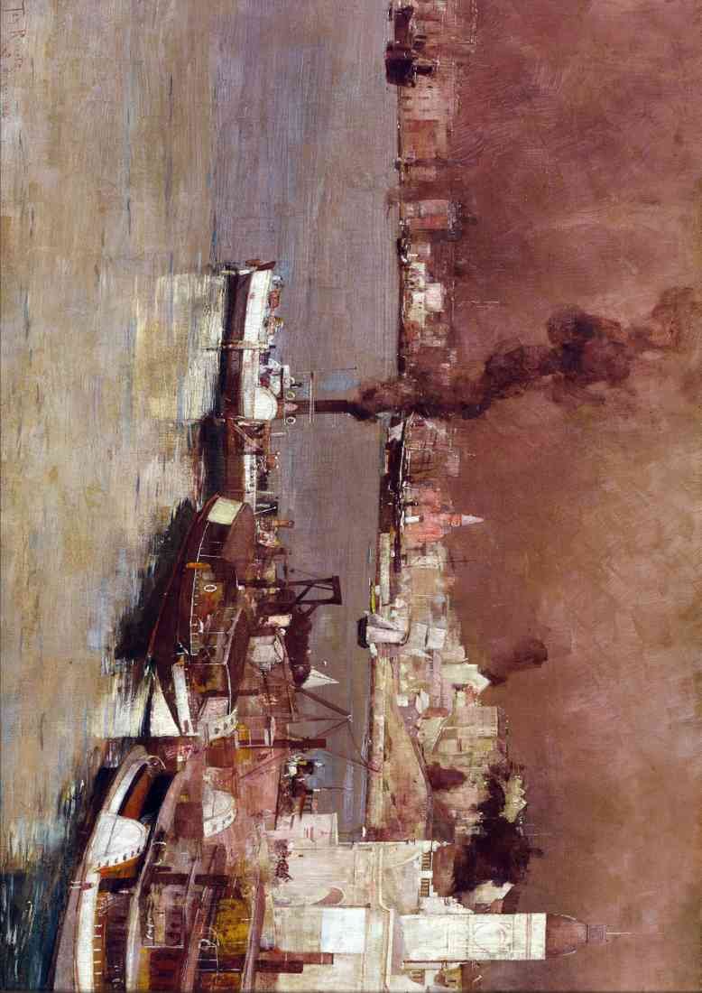 Tom Roberts An autumn morning Milsons Point Sydney Google Art Project A4 Photo Print