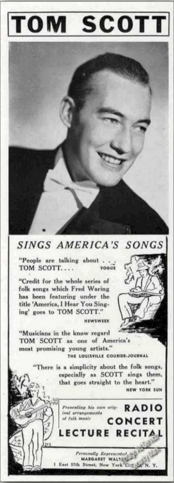 Tom Scott Lecture Vintage Retro Advert Ads A4 Photo Print